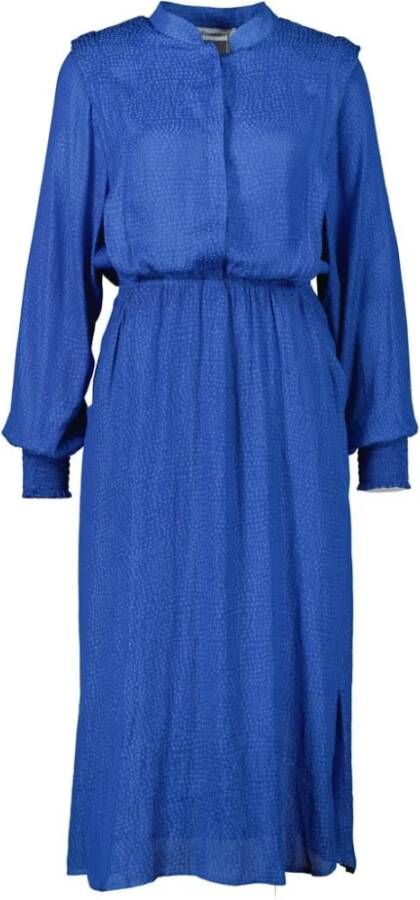 Co'Couture Blauwe Cassie Jurk Midi Stijl Blue Dames - Foto 1