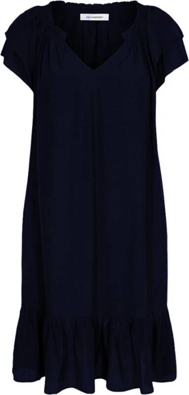 Co'Couture Sunrise Crop Jurk Blue Dames