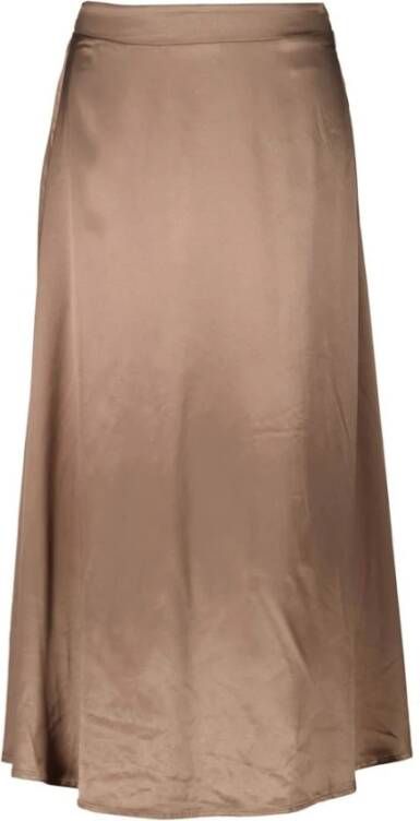 Co'Couture Midi Rok Brown Dames