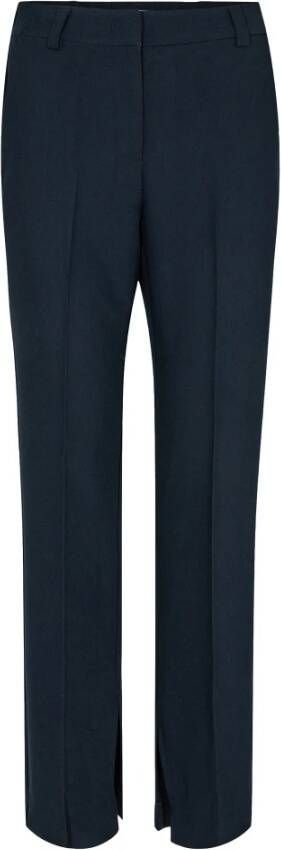 Co'Couture Navy Gevouwen Pak Broek Blauw Dames