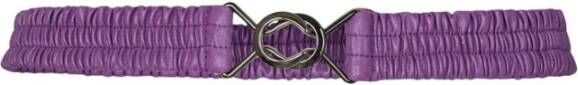Co'Couture Slim Violet Elastische Riem Purple Dames