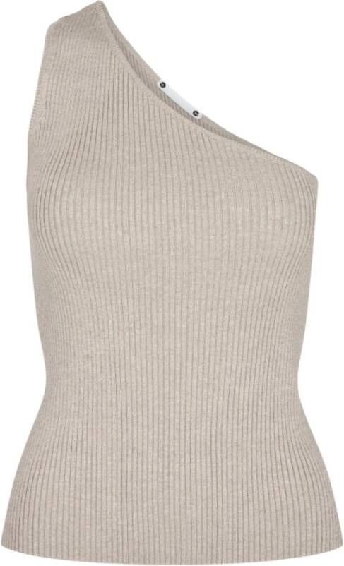 Co'Couture Sleeveless Tops Beige Dames