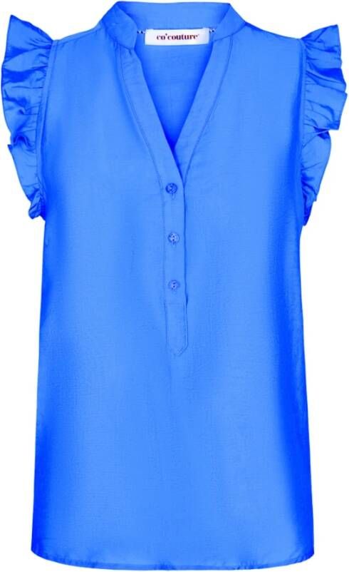 Co'Couture Sleeveless Tops Blauw Dames