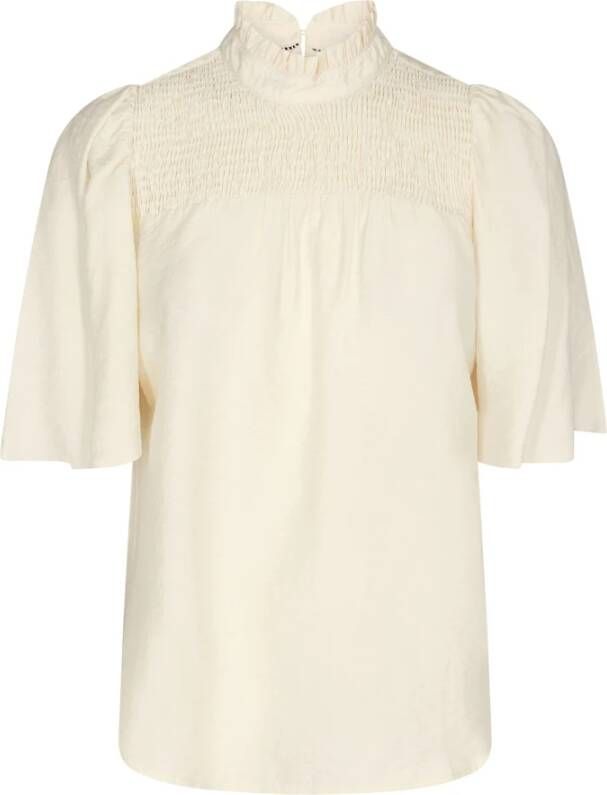 Co'Couture Smock Flow Blouse Beige Dames