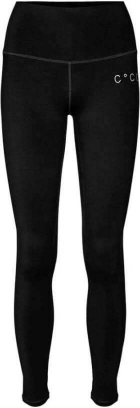 Co'Couture Statement Logo-Print Leggings Zwart Dames