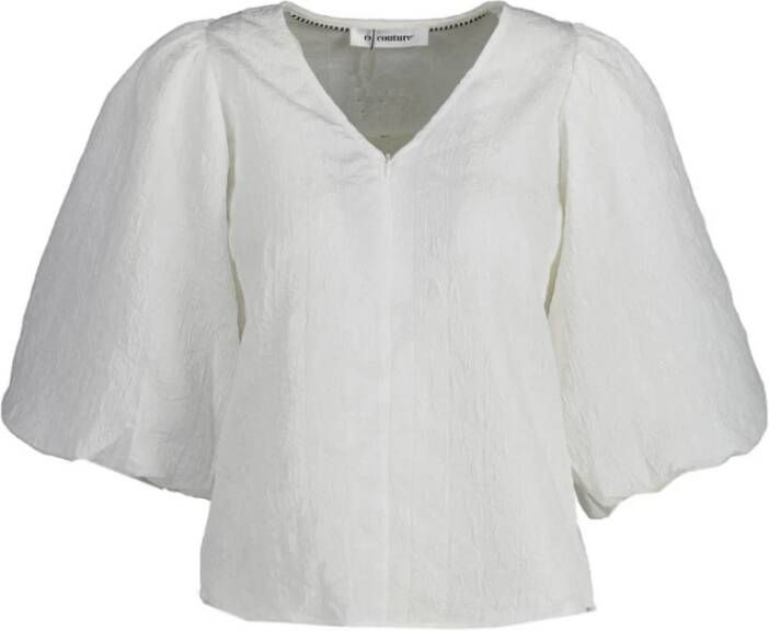 Co'Couture Stijlvolle Blouse: Upgrade Jouw Garderobe! Wit Dames