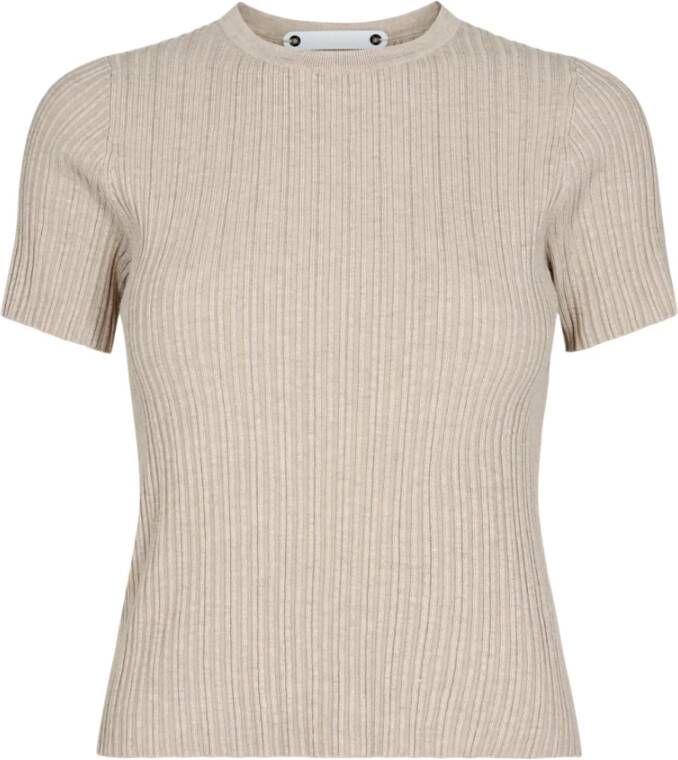 Co'Couture Stijlvolle Blouses en Overhemden Beige Dames