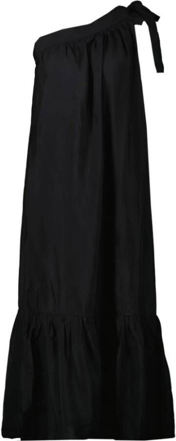 Co'Couture Stijlvolle Midi Jurk Zwart Dames