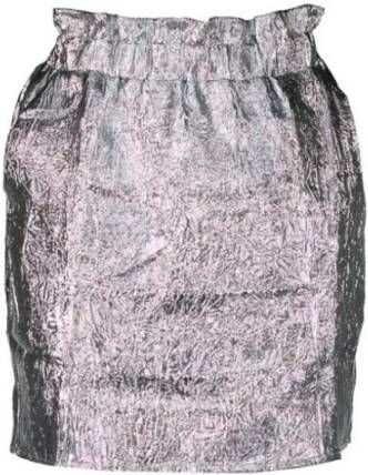 Co'Couture Stijlvolle Mini Rok Grijs Dames