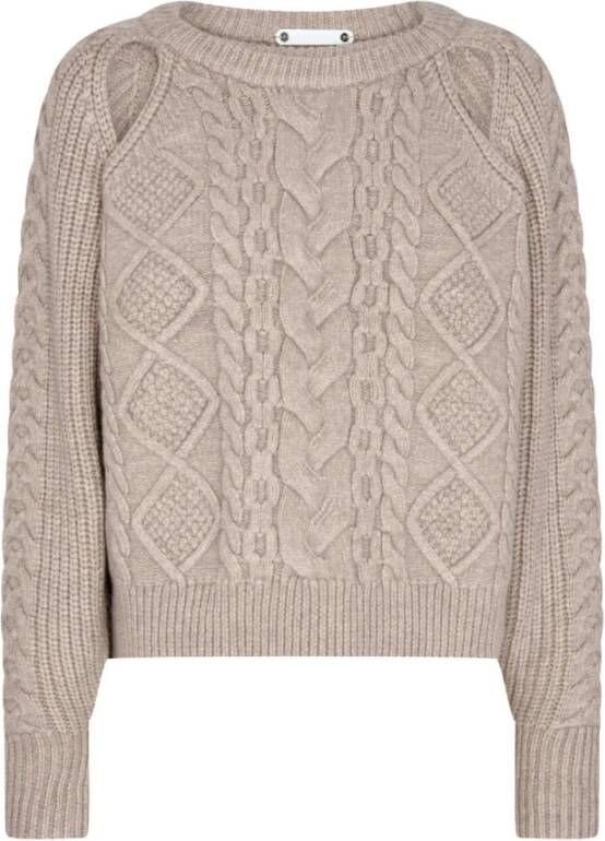 Co'Couture Stijlvolle Pullover Beige Dames