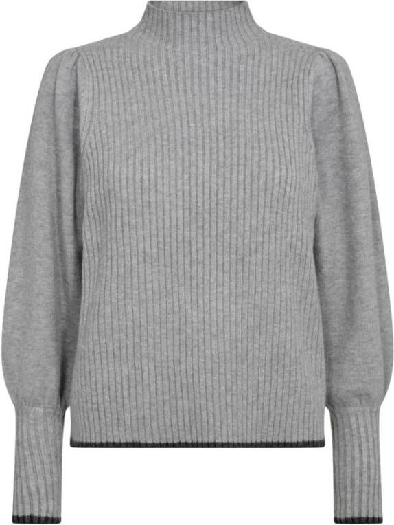 Co'Couture Stijlvolle Pullover Grijs Dames