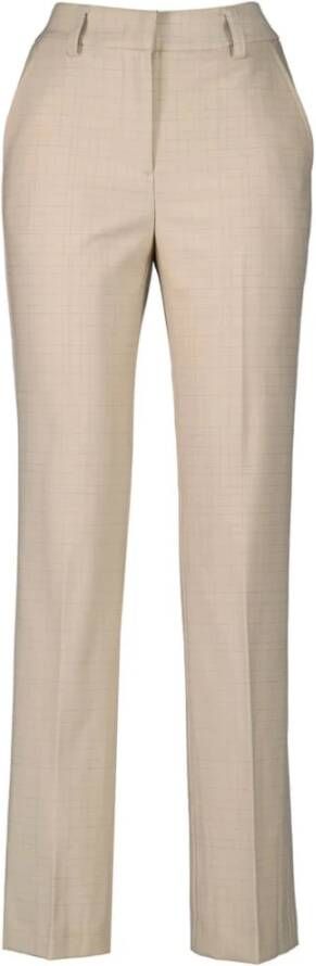 Co'Couture Stijlvolle Slim-Fit Broek Beige Dames