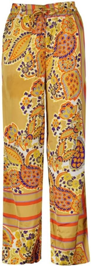 Co'Couture Stijlvolle Straight Broek Yellow Dames