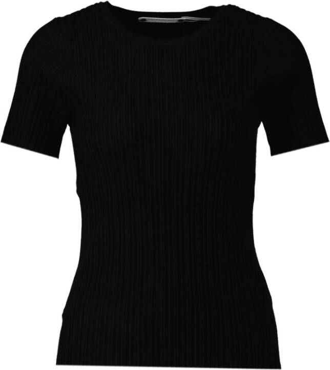 Co'Couture Stijlvolle T-Shirt Collectie voor Vrouwen Zwart Dames