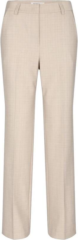 Co'Couture Straight Trousers Beige Dames