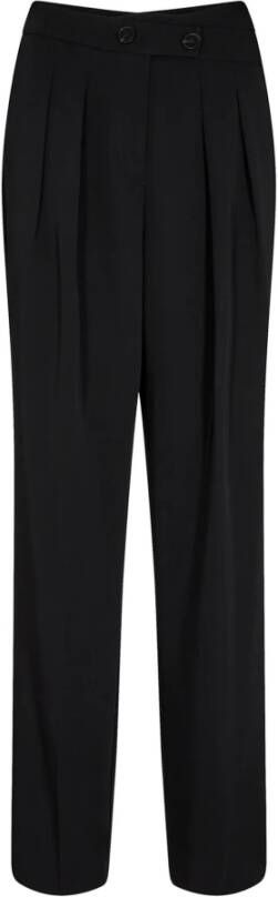 Co'Couture Straight Trousers Zwart Dames
