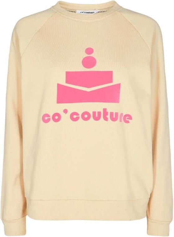Co'Couture Cocouture Sweat Beige Dames