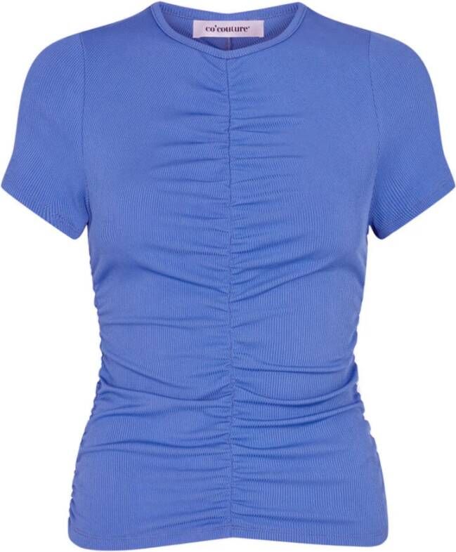 Co'Couture T-Shirts Blauw Dames