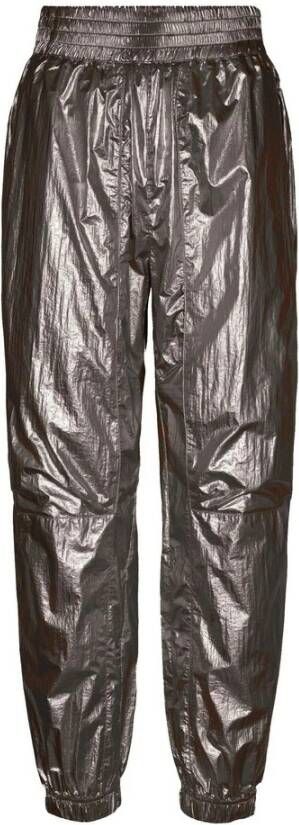 Co'Couture Trice Longe Metal Tech Pants Bruin Dames