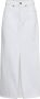 Co'Couture Witte Denim Rok met Voor Split White Dames - Thumbnail 1