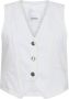 Co'Couture VikaCC Denim Vest White Dames - Thumbnail 1