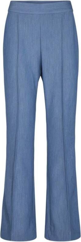 Co'Couture Wijde broek Blauw Dames