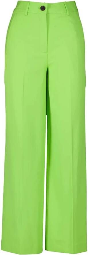 Co'Couture Wijde broek Groen Dames