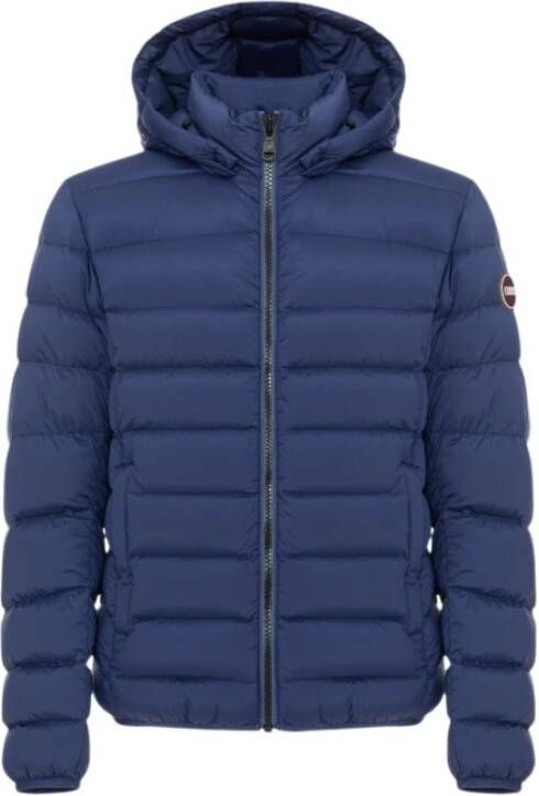 Colmar Korte Heren Gewatteerde Jas met afneembare capuchon Blue Heren