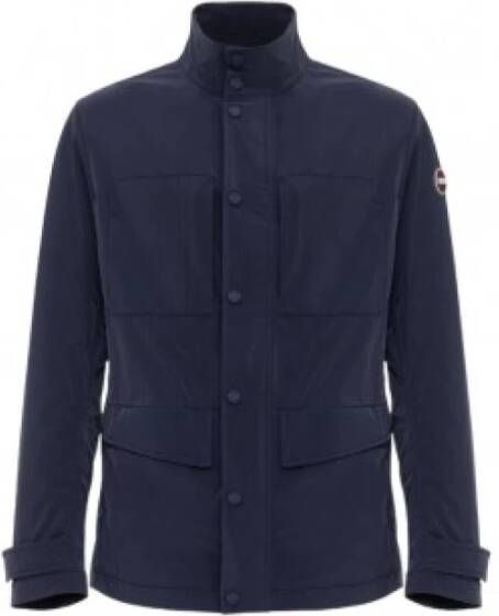 Colmar Blauwe Field Jacket Stretchstof Waterafstotend Veelzijdig Blauw Heren