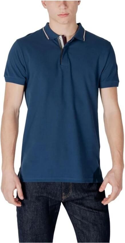 Colmar Blauw Katoenen Poloshirt Lente Zomer Collectie Blue Heren - Foto 5