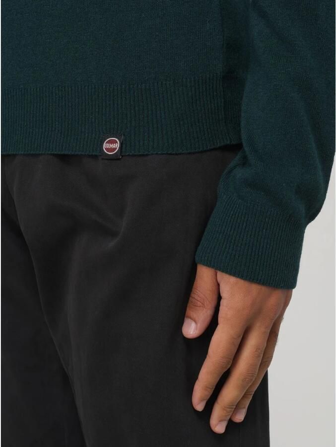 Colmar Groene Sweater Basic Ronde Hals Stijl Green Heren - Foto 2