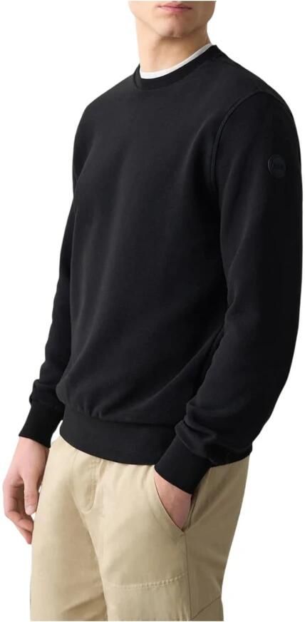 Colmar Elegante witte sweatshirt met tonaal logo Black Heren