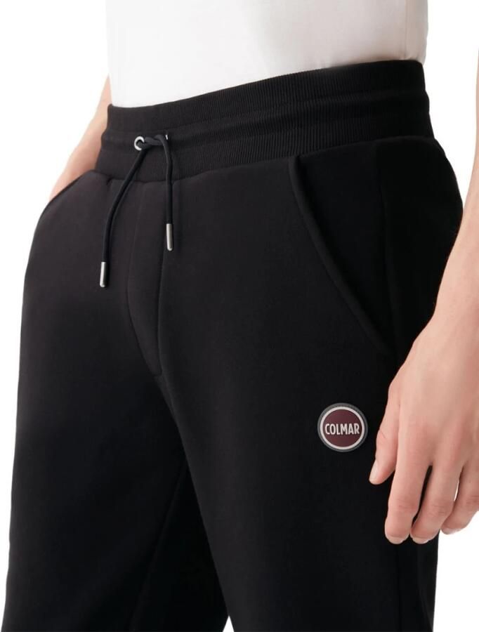 Colmar Zwarte Katoenen Broek met Trekkoord Taille Black Heren - Foto 2