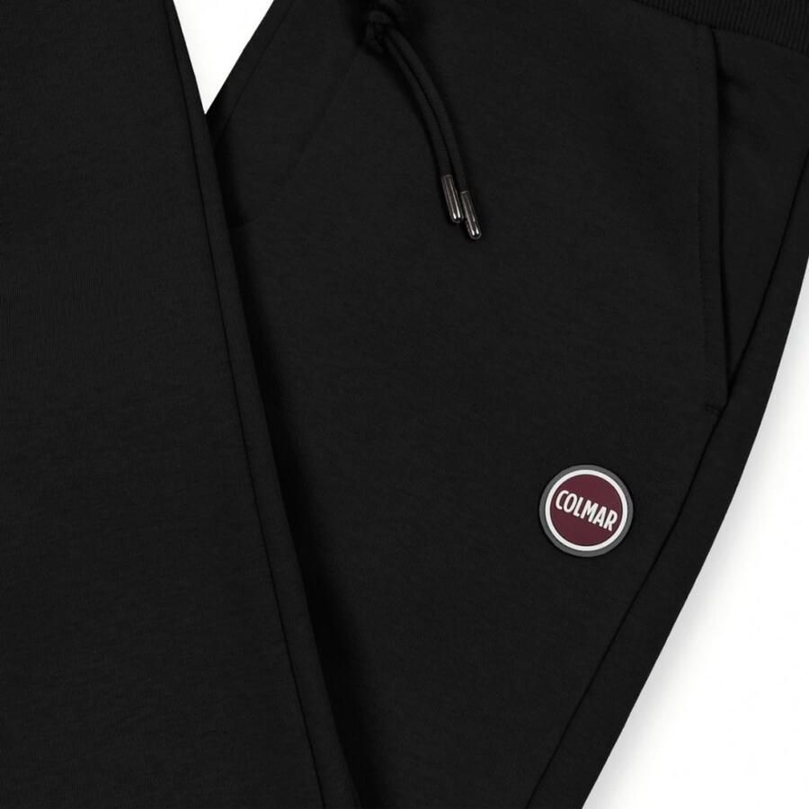 Colmar Zwarte Katoenen Broek met Trekkoord Taille Black Heren