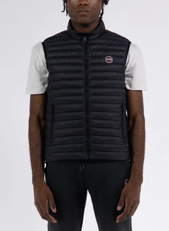 Colmar Ultralichte Bodywarmer van Gerecyclede Stof met Gewatteerde Kraag Blauw Heren