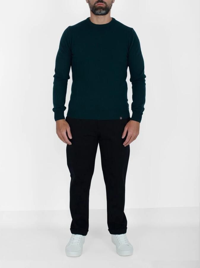 Colmar Groene Sweater Basic Ronde Hals Stijl Green Heren - Foto 4