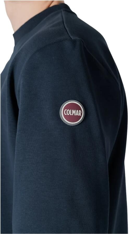 Colmar Katoen Polyester Heren Hoodless Sweatshirt Blue Heren