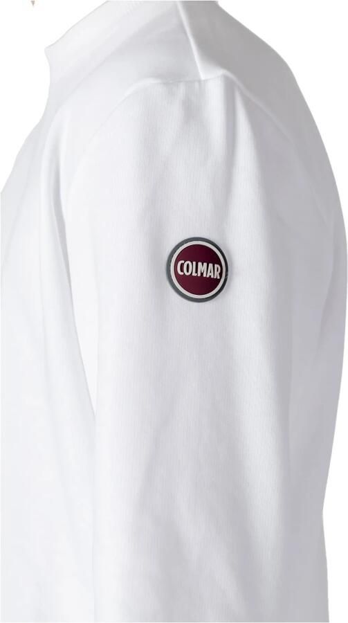 Colmar Katoen Polyester Hoodless Sweatshirt Collectie White Heren