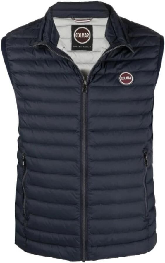 Colmar Ultralichte Bodywarmer van Gerecyclede Stof met Gewatteerde Kraag Blauw Heren - Foto 6