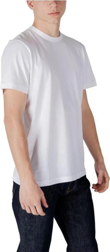 Colmar Witte Katoenen T-shirt Korte Mouw Ronde Hals White Heren - Foto 4