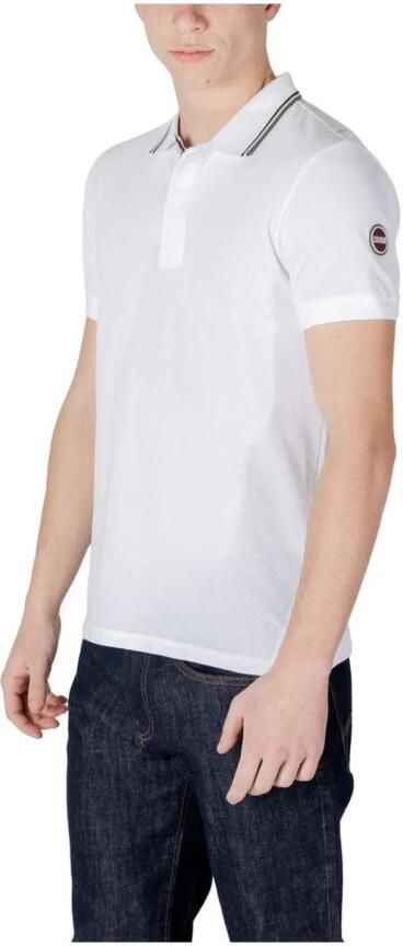 Colmar Polo Korte Mouw Lente Zomer Collectie White Heren - Foto 6