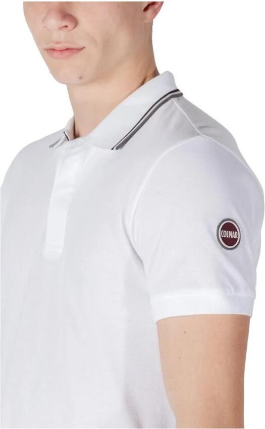 Colmar Polo Korte Mouw Lente Zomer Collectie White Heren