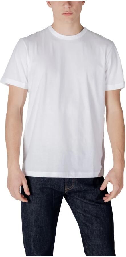Colmar Witte Katoenen T-shirt Korte Mouw Ronde Hals White Heren - Foto 5