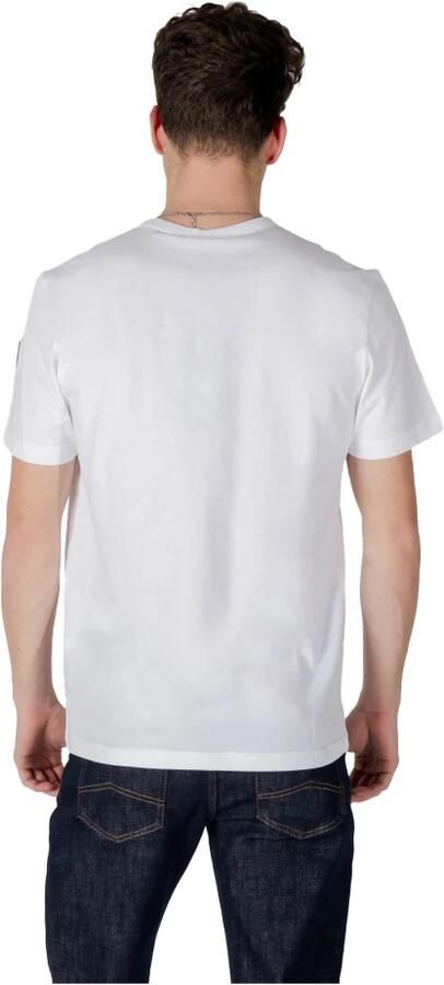 Colmar Witte Katoenen T-shirt Korte Mouw Ronde Hals White Heren - Foto 2