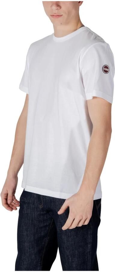 Colmar Witte Katoenen T-shirt Korte Mouw Ronde Hals White Heren - Foto 3