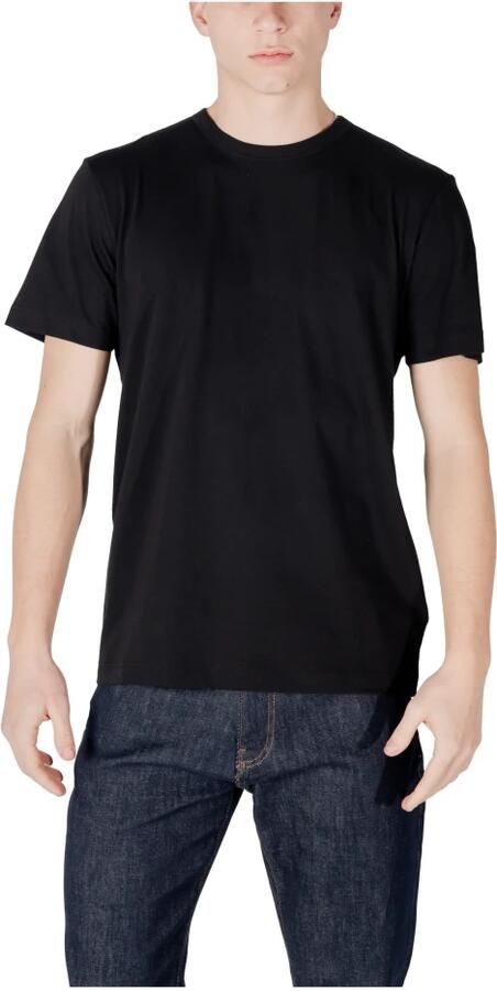 Colmar Zwarte Katoenen T-shirt Korte Mouw Ronde Hals Black Heren - Foto 3