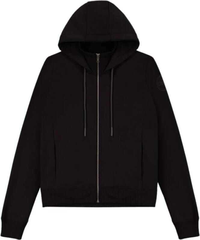 Colmar Dames Zip Hoodie met Logo Patch Zwart Dames