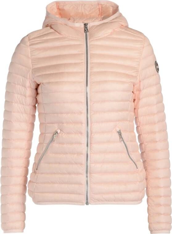 Colmar Stijlvolle Lichtgewicht Gewatteerde Jas met Capuchon Pink Dames