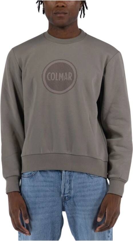 Colmar Grote Logo Sweater Bruin Heren