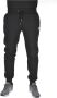 Colmar Zwarte Katoenen Broek met Trekkoord Taille Black Heren - Thumbnail 1